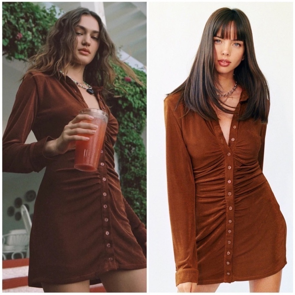 With Jéan Andy Dress Chocolate